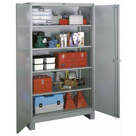 lyon steel cabinets|industrial single metal storage cabinet.